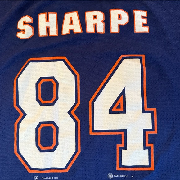 Vintage Denver Broncos Shirt Jersey Adult Large‎ Shannon Sharpe Mens NFL 90s - Picture 4 of 8